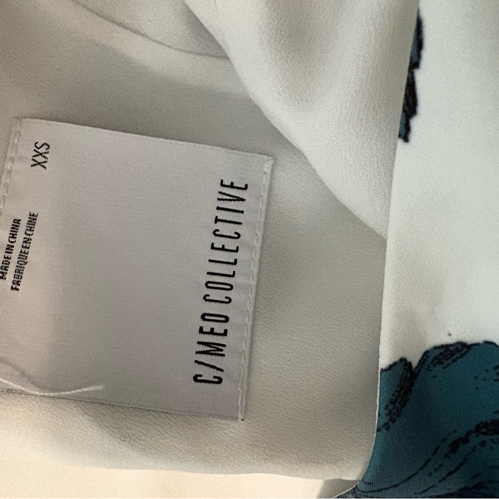 C/MEO Collective deep Green  and Cream Floral Maxi Dress - Picture 10 of 10